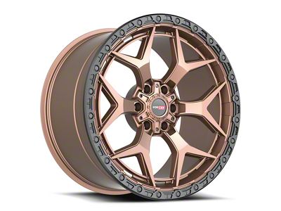 Vortek Off-Road VRT-603 Matte Bronze with Black Bead Ring 6-Lug Wheel; 18x9; 0mm Offset (07-14 Tahoe)