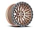 Vortek Off-Road VRT-608 Matte Bronze with Black Bead Ring 6-Lug Wheel; 17x9; 0mm Offset (09-14 F-150)