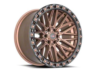 Vortek Off-Road VRT-608 Matte Bronze with Black Bead Ring 6-Lug Wheel; 18x9; 0mm Offset (09-14 F-150)