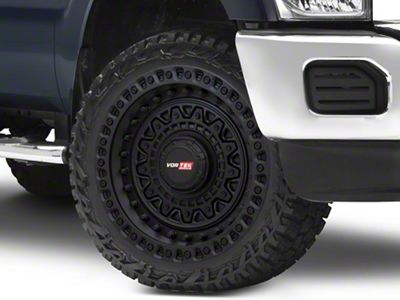 Vortek Off-Road VRD-703 Matte Black 8-Lug Wheel; 22x12; -44mm Offset (11-16 F-250 Super Duty)