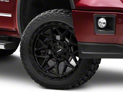 Vortek Off-Road VRP-504 Gloss Black 6-Lug Wheel; 22x10; -18mm Offset (14-18 Sierra 1500)