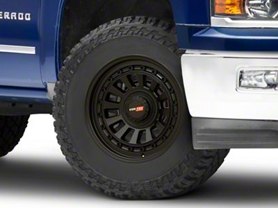 Vortek Off-Road VRD-702 Matte Black 6-Lug Wheel; 18x9; 12mm Offset (14-18 Silverado 1500)