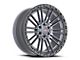 Vortek Off-Road VRT-604 Matte Titanium with Black Bead Ring 6-Lug Wheel; 18x9; 18mm Offset (15-22 Canyon)