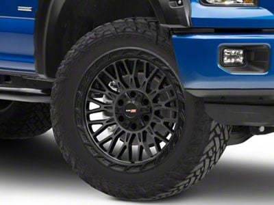 Vortek Off-Road VRP-502 Black Diamond Cut with Dark Tint 6-Lug Wheel; 22x10; -18mm Offset (15-20 F-150)