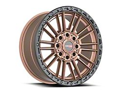 Vortek Off-Road VRT-604 Matte Bronze with Black Bead Ring 8-Lug Wheel; 20x9.5; 18mm Offset (15-19 Silverado 2500 HD)