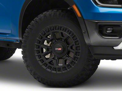 Vortek Off-Road VRD-704 Matte Black 6-Lug Wheel; 17x9; 12mm Offset (24-25 Ranger)