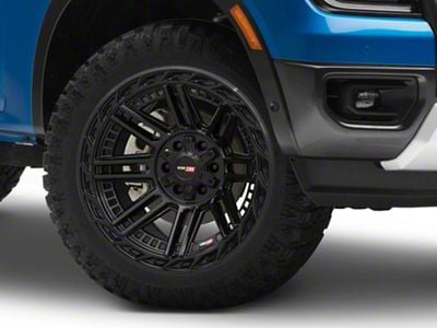 Vortek Off-Road VRP-501 Gloss Black 6-Lug Wheel; 20x10; -18mm Offset (24-25 Ranger)