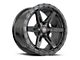 Vortek Off-Road VRT-602 Satin Black 6-Lug Wheel; 20x10; -24mm Offset (99-06 Sierra 1500)