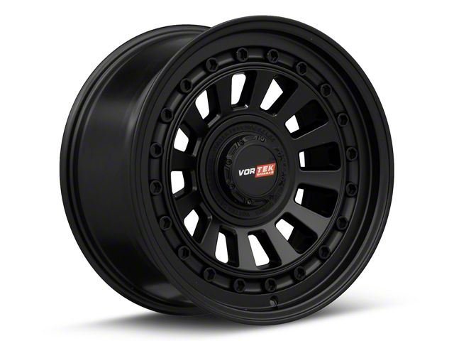 Vortek Off-Road VRD-702 Matte Black 6-Lug Wheel; 20x9.5; 12mm Offset (23-24 Canyon)