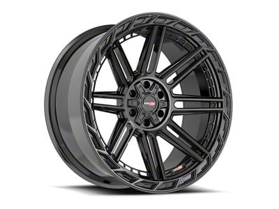 Vortek Off-Road VRP-501 Gloss Black 6-Lug Wheel; 24x11; -24mm Offset (23-25 Colorado)