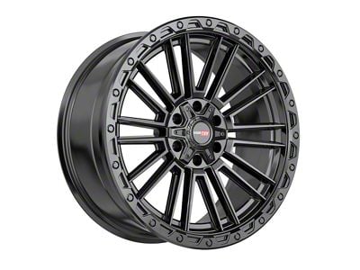 Vortek Off-Road VRT-604 Satin Black 6-Lug Wheel; 20x9.5; 12mm Offset (23-25 Colorado)