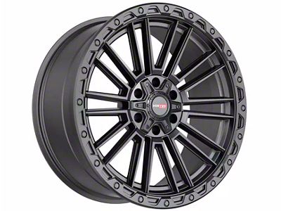 Vortek Off-Road VRT-604 Satin Black 6-Lug Wheel; 22x10; -18mm Offset (23-24 Colorado)