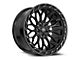 Vortek Off-Road VRP-503 All Black Center and Diamond Cut Ring with Dark Tint 5-Lug Wheel; 20x10; -18mm Offset (05-11 Dakota)