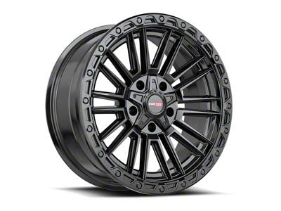 Vortek Off-Road VRT-604 Satin Black 5-Lug Wheel; 22x10; -18mm Offset (05-11 Dakota)