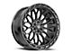 Vortek Off-Road VRP-503 All Black Center and Diamond Cut Ring with Dark Tint 6-Lug Wheel; 24x11; -24mm Offset (21-24 F-150)