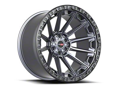 Vortek Off-Road VRT-601 Matte Titanium with Black Bead Ring 6-Lug Wheel; 18x9; 0mm Offset (09-14 F-150)