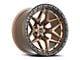 Vortek Off-Road VRT-603 Matte Bronze with Black Bead Ring 6-Lug Wheel; 20x10; -12mm Offset (21-24 F-150)