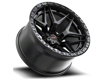 Vortek Off-Road VRT-603 Satin Black 6-Lug Wheel; 17x9; 12mm Offset (21-25 F-150)