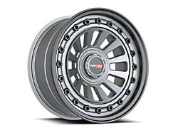 Vortek Off-Road VRD-702 Matte GunMetal with Black Bolts and Lip 5-Lug Wheel; 17x9; 0mm Offset (94-01 RAM 1500)