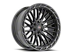 Vortek Off-Road VRP-502 Black Diamond Cut Ring with Dark Tint 6-Lug Wheel; 20x9; 0mm Offset (19-25 RAM 1500)