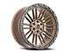 Vortek Off-Road VRT-604 Matte Bronze with Black Bead Ring 6-Lug Wheel; 22x10; -18mm Offset (19-25 RAM 1500)