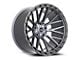 Vortek Off-Road VRT-608 Matte Titanium with Black Bead Ring 5-Lug Wheel; 20x10; -12mm Offset (09-18 RAM 1500)