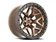 Vortek Off-Road VRT-603 Matte Bronze with Black Bead Ring 6-Lug Wheel; 17x9; -12mm Offset (19-23 Ranger)