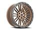 Vortek Off-Road VRT-604 Matte Bronze with Black Bead Ring 6-Lug Wheel; 22x10; -18mm Offset (19-23 Ranger)