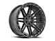 Vortek Off-Road VRP-501 Black Diamond Cut Ring with Dark Tint 6-Lug Wheel; 20x9; 18mm Offset (19-24 Sierra 1500)