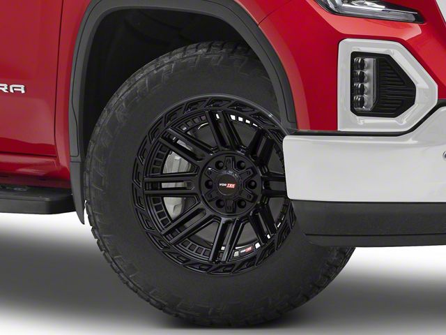 Vortek Off-Road VRP-501 Gloss Black 6-Lug Wheel; 20x9; 18mm Offset (19-24 Sierra 1500)