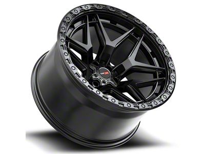 Vortek Off-Road VRT-603 Satin Black 6-Lug Wheel; 20x10; -12mm Offset (14-18 Silverado 1500)
