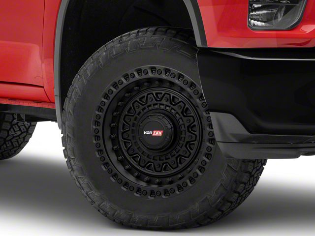 Vortek Off-Road VRD-703 Matte Black 8-Lug Wheel; 20x12; -44mm Offset (20-24 Silverado 2500 HD)