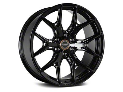 Vossen HF6-4 Gloss Black 6-Lug Wheel; 20x9.5; 15mm Offset (04-08 F-150)