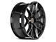 Vossen HF6-4 Gloss Black 6-Lug Wheel; 20x9.5; 15mm Offset (04-08 F-150)