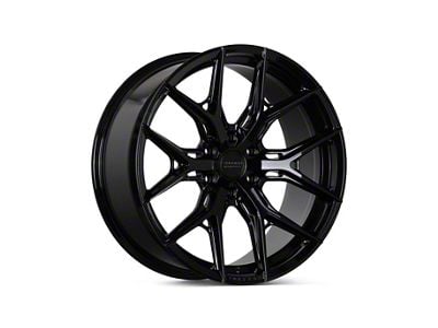 Vossen HF64 Super Deep Gloss Black 6-Lug Wheel; 18x9; 0mm Offset (07-13 Sierra 1500)