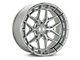 Vossen HFX1 Super Deep Silver Polished 6-Lug Wheel; 17x9; 0mm Offset (07-13 Sierra 1500)