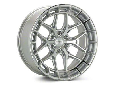 Vossen HFX1 Super Deep Silver Polished Wheel; 22x10; -18mm Offset (11-14 Sierra 3500 HD SRW)