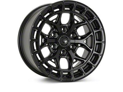 Vossen HFX-1 Satin Black 6-Lug Wheel; 20x9.5; 30mm Offset (07-13 Silverado 1500)