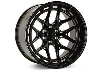 Vossen HFX1 Deep Gloss Black 6-Lug Wheel; 20x9.5; 15mm Offset (07-13 Silverado 1500)