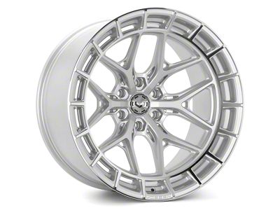 Vossen HFX1 Deep Silver Polished 6-Lug Wheel; 20x9.5; 15mm Offset (07-13 Silverado 1500)