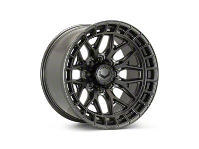 Vossen HFX1 Super Deep Matte Gunmetal Wheel; 22x10; -18mm Offset (11-14 Silverado 2500 HD)