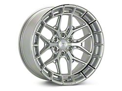 Vossen HFX1 Super Deep Silver Polished 8-Lug Wheel; 22x10; -18mm Offset (11-14 Silverado 3500 HD SRW)