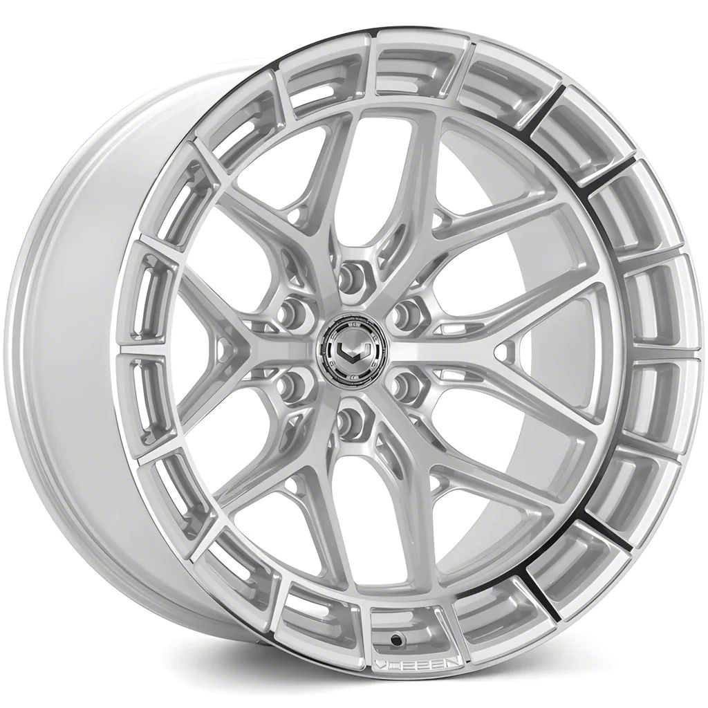 Vossen Tahoe HFX1 Deep Silver Polished 6-Lug Wheel; 20x9.5; 15mm Offset ...