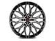 Vossen HF6-3 Brushed Gloss Black 6-Lug Wheel; 20x9.5; 15mm Offset (07-14 Yukon)