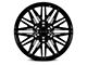 Vossen HF6-5 Gloss Black 6-Lug Wheel; 22x12; -44mm Offset (07-14 Yukon)