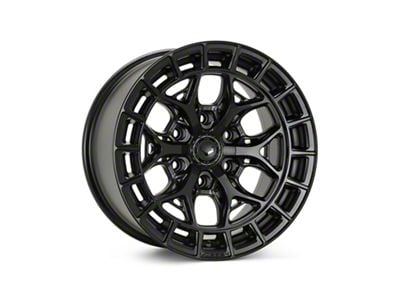 Vossen HFX1 Super Deep Satin Black 6-Lug Wheel; 17x9; 0mm Offset (07-14 Yukon)