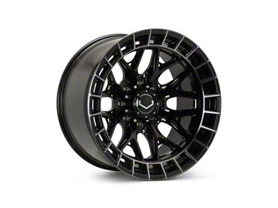 Vossen HFX1 Super Deep Tinted Gloss Black 8-Lug Wheel; 24x12; -44mm Offset (11-16 F-250 Super Duty)