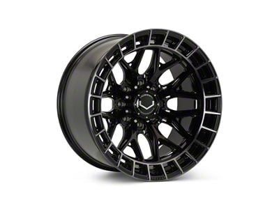 Vossen HFX1 Super Deep Tinted Gloss Black 8-Lug Wheel; 24x12; -44mm Offset (11-16 F-350 Super Duty SRW)