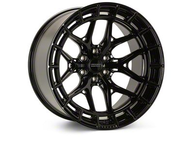 Vossen HFX-1 Deep Gloss Black 6-Lug Wheel; 22x9.5; 20mm Offset (15-20 F-150)