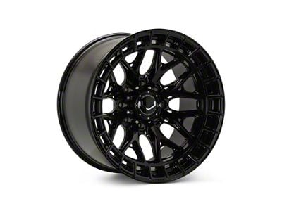 Vossen HFX1 Super Deep Gloss Black 8-Lug Wheel; 22x10; -18mm Offset (15-19 Silverado 2500 HD)